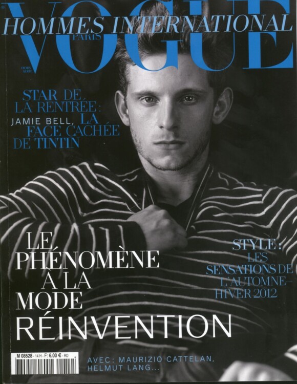 Jamie Bell en couverture du Vogue Hommes International automne-hiver 2011-2012