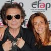 Elsa Fayer et Philippe Manoeuvre lors de la soirée organisée à l'Olympia pour les cinquante ans de l'Efap, à Paris, le 13 septembre 2011