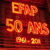 La soirée organisée pour les cinquante ans de l'Efap, à Paris, le 13 septembre 2011