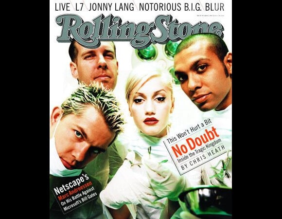 No Doubt en couverture du magazine Rolling Stone. Mai 1997.