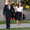 Dany Boon et sa femme Yaël au sein de la maison du consul de France à Los Angeles le 14 septembre 2011