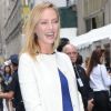 Uma Thurman au défilé printemps 2012 de Calvin Klein lors de la Fashion Week new-yorkaise le 15 septembre 2011