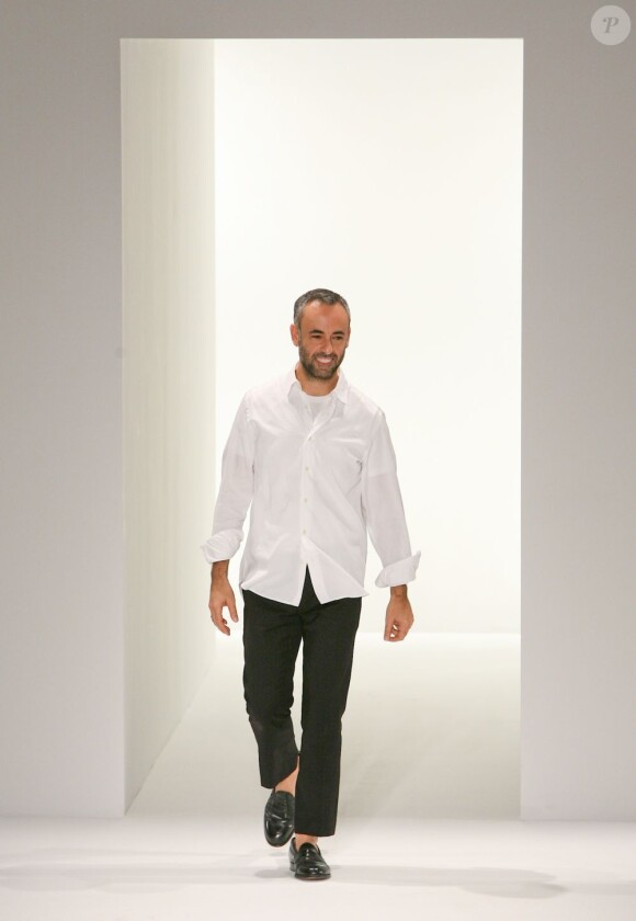 Calvin Klein présente sa collection printemps 2012 lors de la Fashion Week new-yorkaise le 15 septembre 2011