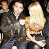 Claudia Schiffer au défilé Roland Mouret à la Fashion Fringe, un show organisé en marge de la Fashion Week londonienne le 17 septembre 2011