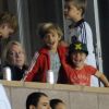 Les jeunes fils de David Beckham Brooklyn, Romeo et Cruz ont assisté à la victoire de leur père tels de véritables fans lors du match entre le Galaxy de Los Angeles et les Vancouver WhiteCaps le 17 septembre