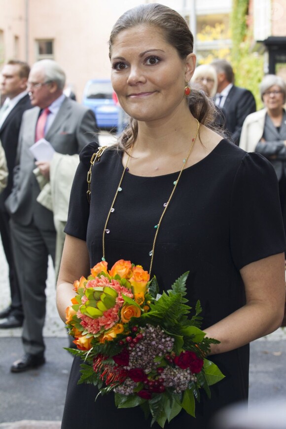 La princesse Victoria de Suède à Turku en Finlande le 20 septembre 2011