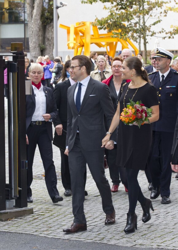 La princesse Victoria de Suède et son mari le prince Daniel ont visité durant deux jours Turku en Finlande le 20 septembre 2011