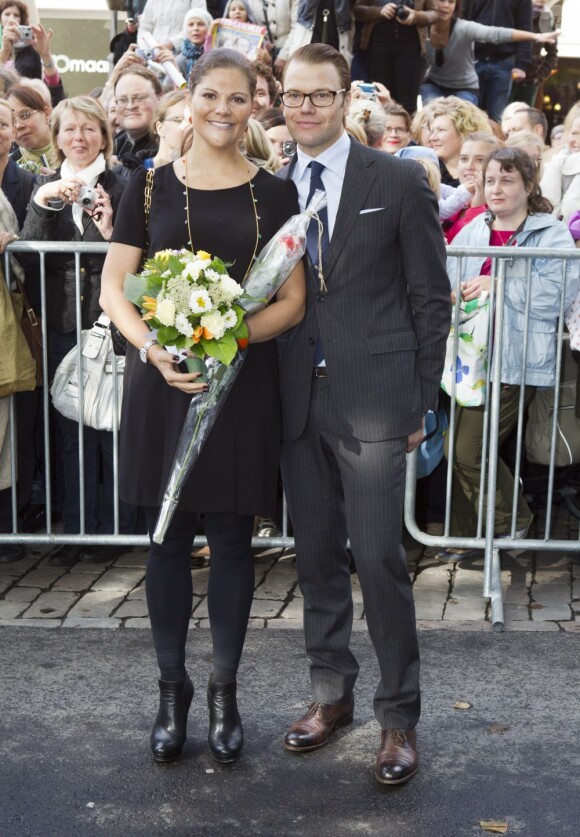 La princesse Victoria de Suède et son mari le prince Daniel ont visité durant deux jours Turku en Finlande le 20 septembre 2011