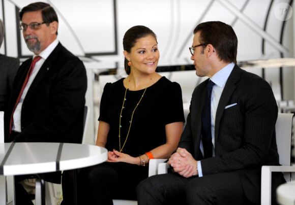 Le prince Daniel et la princesse Victoria de Suède à Abo en Finlande le 20 septembre 2011