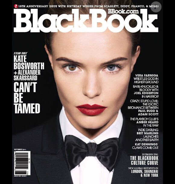 Kate Bosworth en couverture du numéro de septembre 2011 du magazine BlackBook.