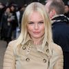 Kate Bosworth est une fashionista aux goûts pointus, comme le prouve son arrivée au défilé de Burberry Prorsum lors de la fashion week londonienne. Londres, le 21 février 2011.