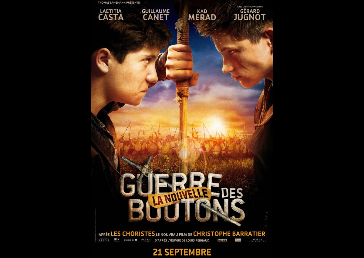 Photo : Affiche du film La nouvelle guerre des boutons - Purepeople
