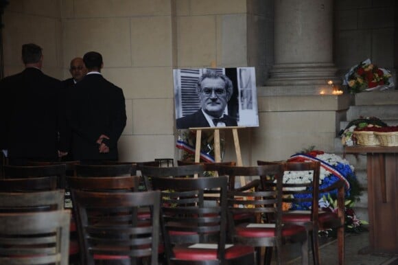 Enterrement de Georges Fillioud au cimetière du Père Lachaise, à Paris le 21 septembre 2011