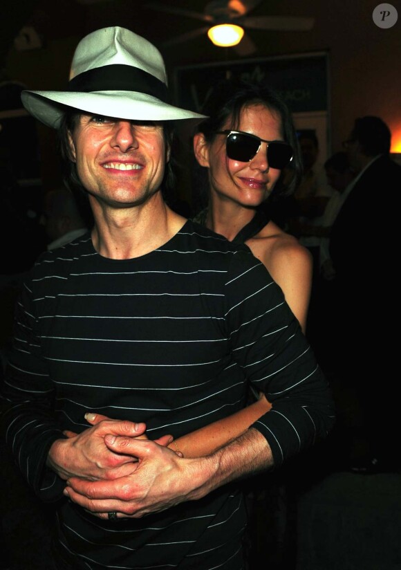 Tom Cruise et Katie Holmes, à Miami, le 19 juin 2011.