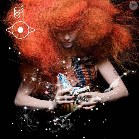 Visuel du titre Cosmogony de Björk, par Inez et Vinoodh, M/M. Septembre 2011.