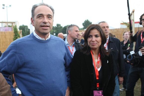 Jean-François Copé et sa compagne Nadia d'Alincourt au Festival Musik'Elles à Meaux, le 24 septembre 2011