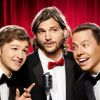 Le nouveau trio fort de Two and a half men : Ashton Kutcher, Angus T. Jones et Jon Cryer.