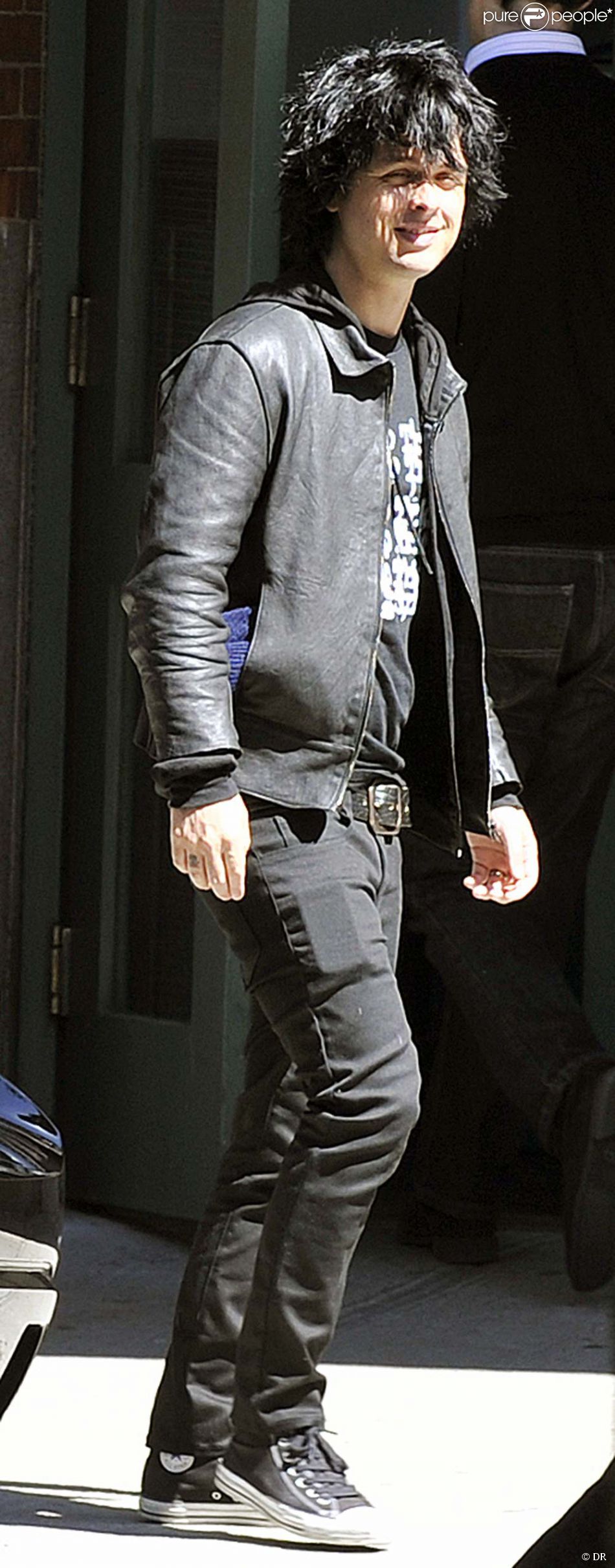 Billie Joe Armstrong, à New York, le 15 avril 2010. Purepeople