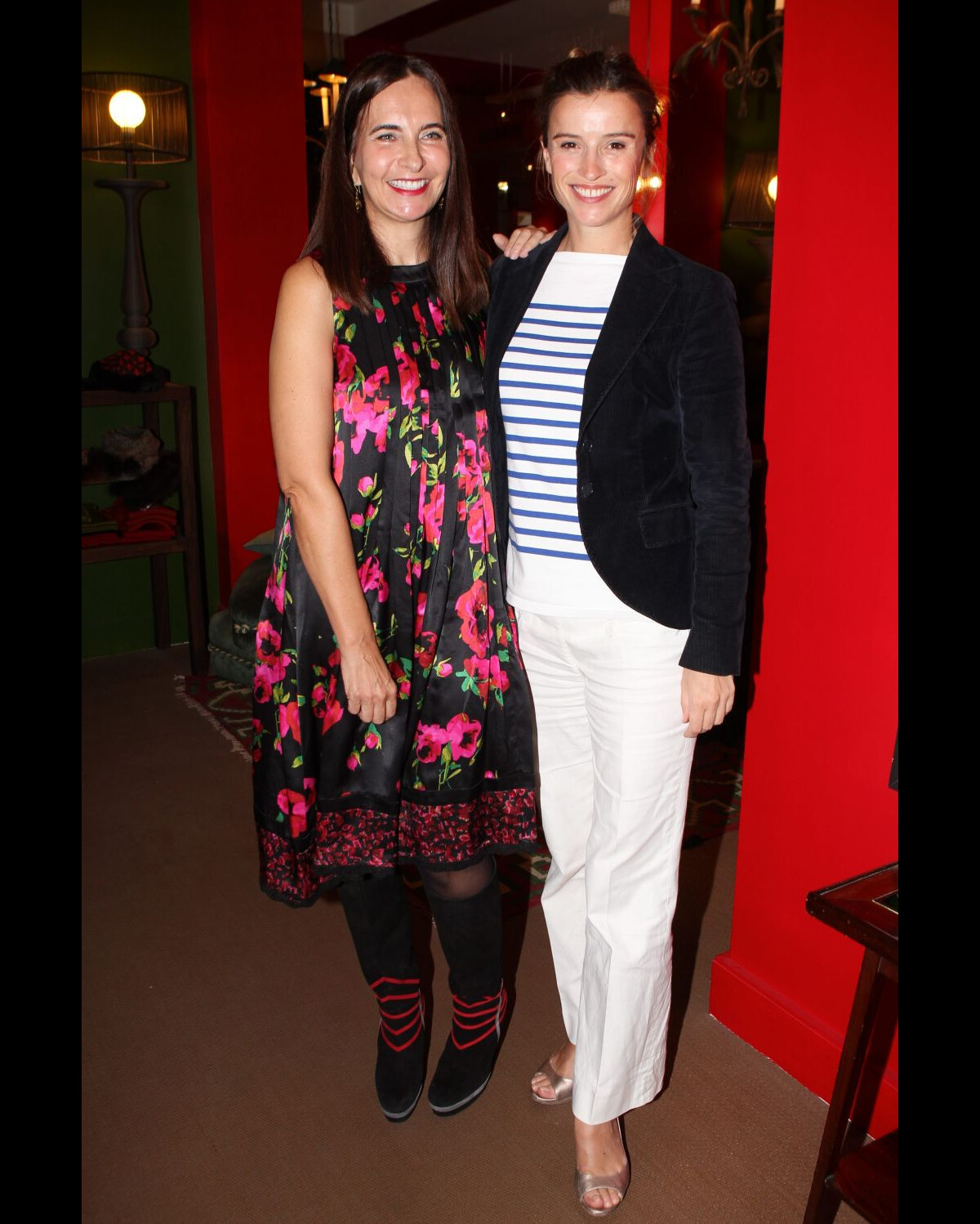 Photo : Nathalie Garçon et Agathe de la Boulaye à l'inauguration du ...