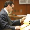 Procès du docteur Conrad Murray à Los Angeles le 28 septembre 2011 - ici l'avocat de la défense Ed Chernoff