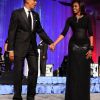Michelel Obama et son époux Barack, un couple tout aussi puissant que glamour 