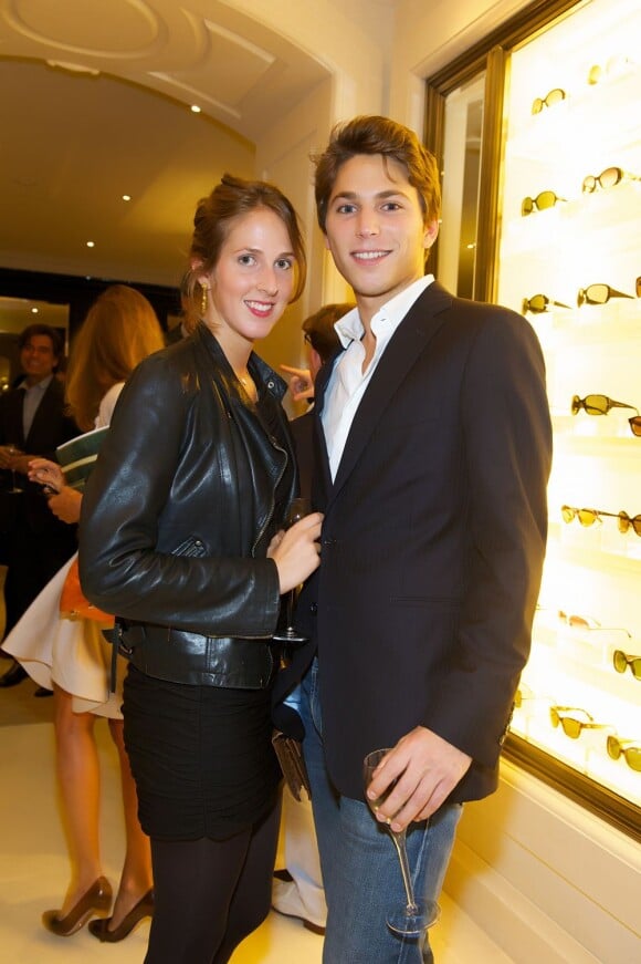Joy Desseigne et Axel Perrier lors du cocktail donné le mardi 27 septembre pour l'ouverture du nouvel espace entièrement dédié aux montres et bijoux,  au sein de la boutique Ralph Lauren.