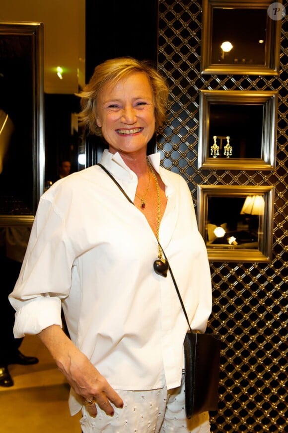 Eliane de la Béraudière lors du cocktail donné le mardi 27 septembre pour l'ouverture du nouvel espace entièrement dédié aux montres et bijoux,  au sein de la boutique Ralph Lauren.
