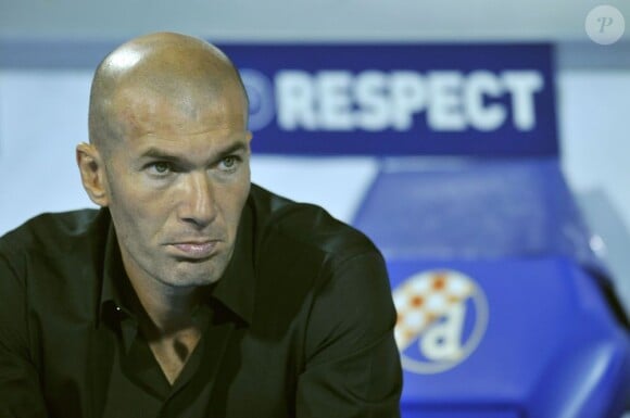 Zinedine Zidane le 14 septembre 2011 à Zagreb en Croatie
