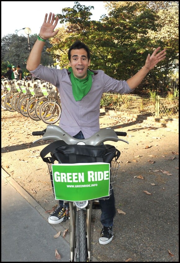 Alex Goude lors de la Green Ride 2011.