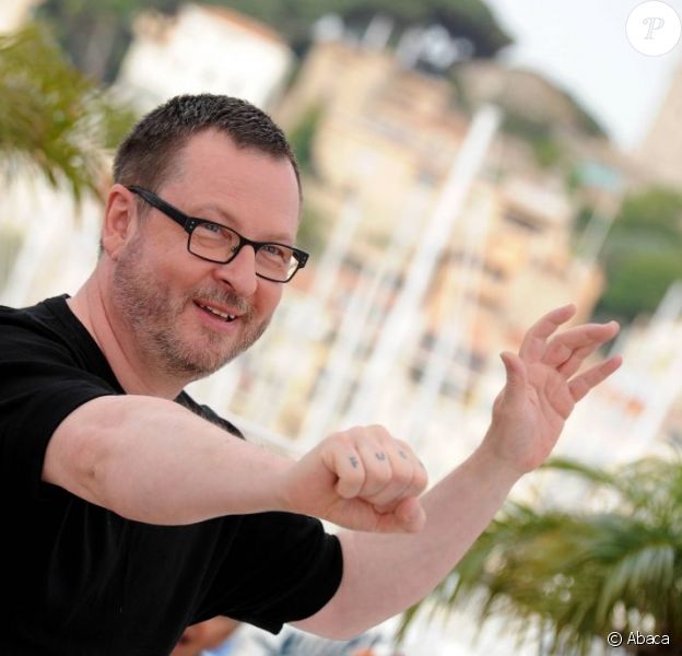 Lars von Trier lors du photocall du film Melancholia au festival de Cannes en mai 2011