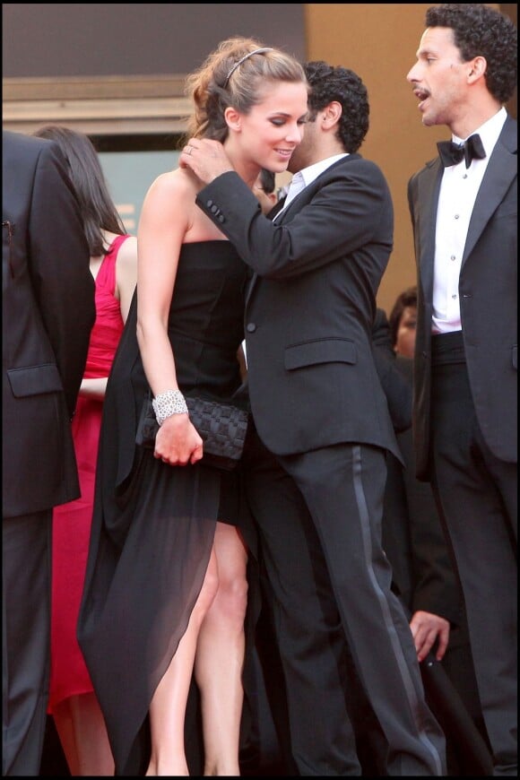 Melissa Theuriau et Jamel Debbouze au Festival de Cannes en mai 2010.