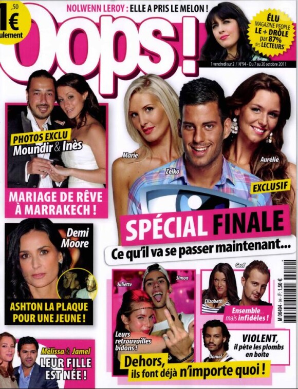 Oops en kiosques le 7 octobre 2011