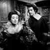 Gaby Sylvia et Jean-Paul Belmondo dans le téléfilm Les Trois Mousquetaires de Claude Barma (1959)