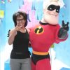 Audrey Pulvar à Disneyland avec un autre super-héros !