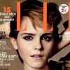 L'actrice Emma Watson vient séduite la France grâce à sa couverture du magazine Elle. Septembre 2011.