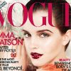 C'est dans une robe pailletée Prada que Emma Watson a décroché sa première couverture du Vogue. Juillet 2011.