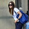 Jessica Biel prouve qu'elle ne manque pas de style, même en ville, et brille en bleu dans les rues de Los Angeles. Le 12 octobre 2011