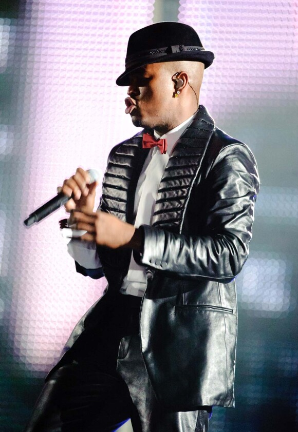 Ne-Yo au concert hommage à Michael Jackson, à Cardiff, le 8 octobre 2011.