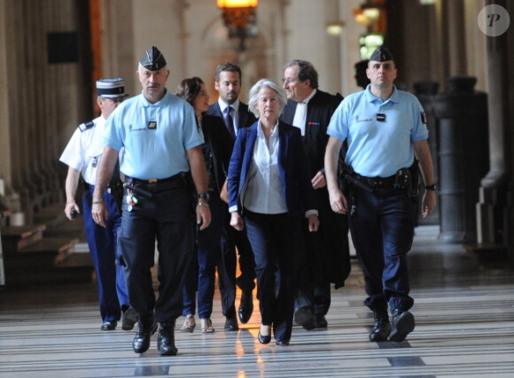 La veuve de Claude Erignac lors du procès en appel d'Yvan Colonna en juin 2011