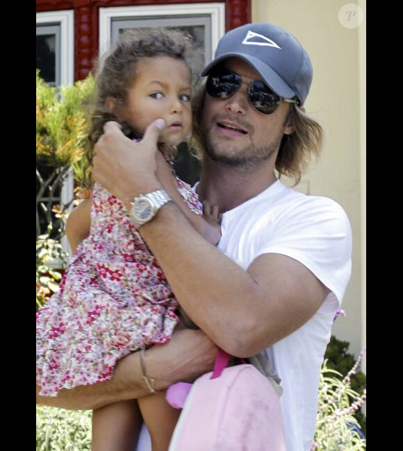 Gabriel Aubry et Nahla en août 2011 à Los Angeles