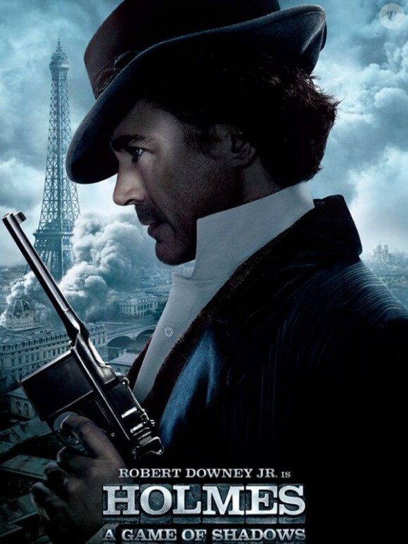 Affiche du film Sherlock Holmes 2 : Jeu d'ombres avec Robert Downey Jr. 