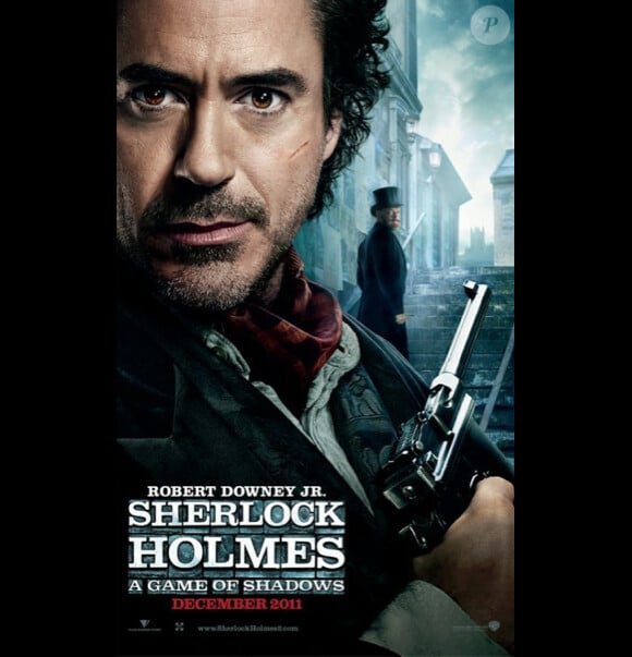 Affiche du film Sherlock Holmes 2 : Jeu d'ombres avec Robert Downey Jr. et Jared Harris