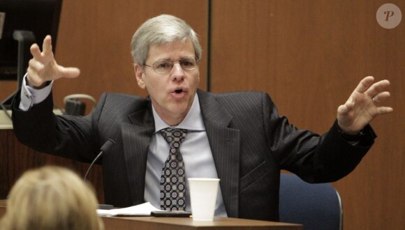 Procès de Conrad Murray, à Los Angeles le 19 octobre 2011 - ici docteur Steven Shafer