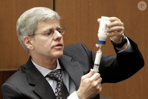 Procès de Conrad Murray, à Los Angeles le 19 octobre 2011 - ici docteur Steven Shafer
