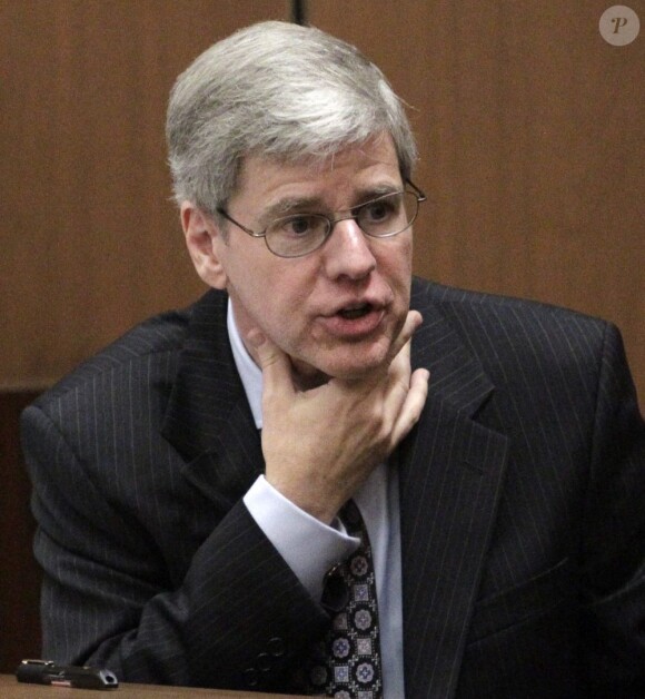 Procès de Conrad Murray, à Los Angeles le 19 octobre 2011 - ici docteur Steven Shafer