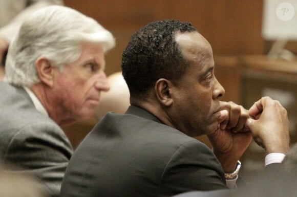 Procès de Conrad Murray, à Los Angeles le 19 octobre 2011 - ici Conrad Murray