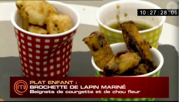 Le plat d'Elisabeth dans Masterchef 2, jeudi 20 octobre 2011 sur TF1