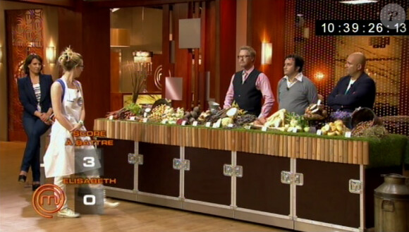 Elisabeth et les légumes dans Masterchef 2, jeudi 20 octobre 2011 sur TF1