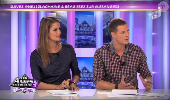 Jeny Priez et Matthieu Delormeau dans Les Anges de la télé-réalité - Le Mag le mercredi 19 octobre 2011