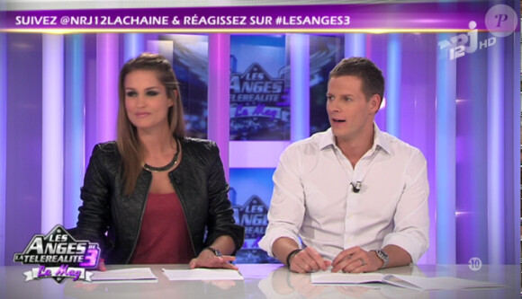Matthieu Delormeau et Jeny Priez dans les Anges de la télé - Le Mag, vendredi 21 octobre 2011 sur TF1